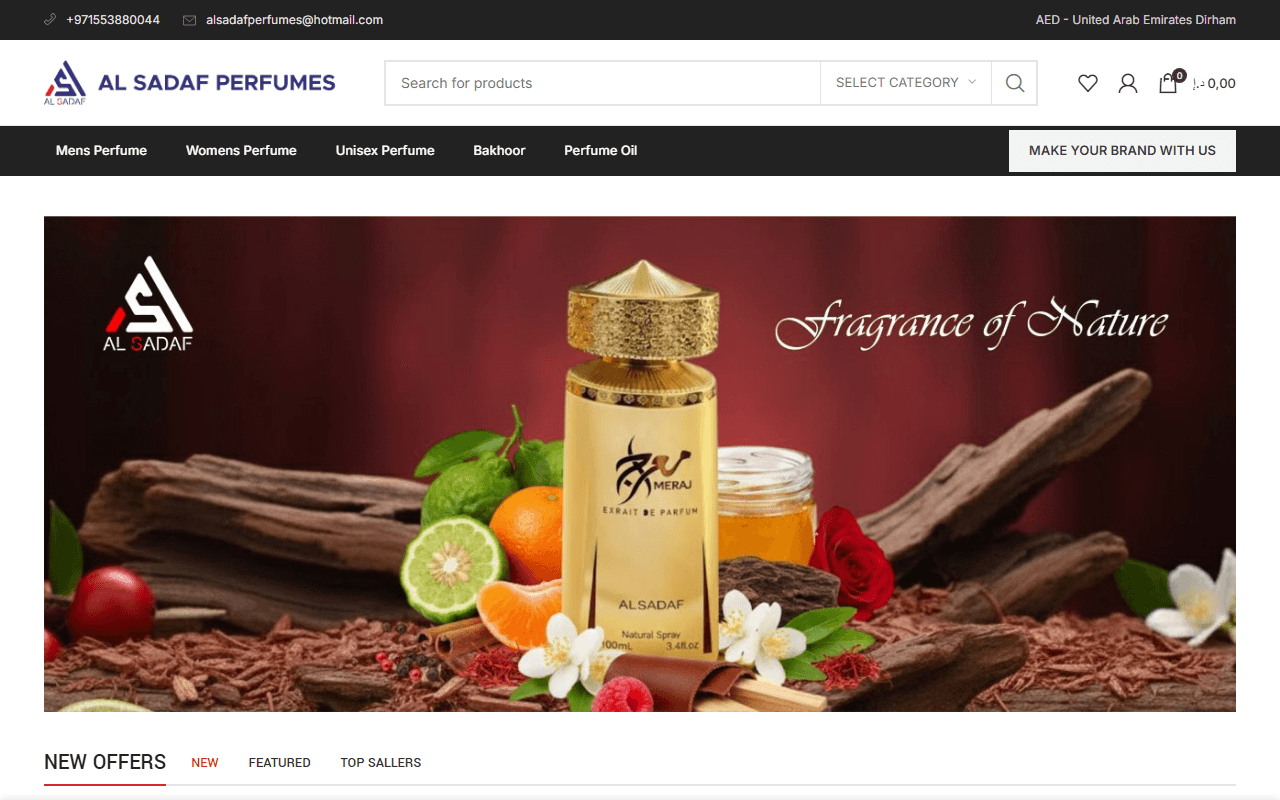 alsadafperfumes.com